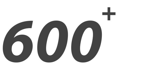 over 600 clients